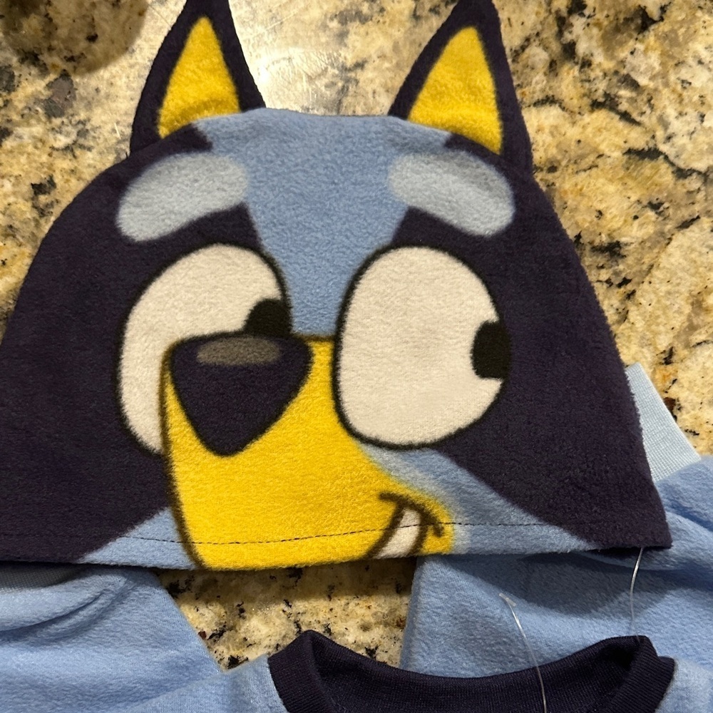 Bluey Kids Pajama Set - Blue - Picture 4 of 7